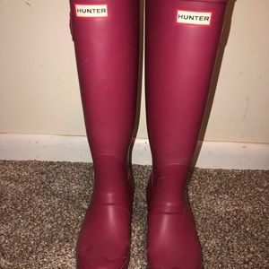 Hunter rain boots